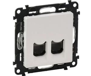 Switch - Legrand - 753143 - Hub Ethernet - Injecteur - Double RJ45 Cat.6 UTP Blanc
