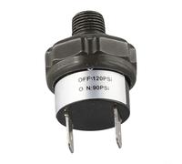 Switch Pression Air Klaxon Train 1/8 Pouce pour robuste Switch(90-120PSI) | Plage 70-100 PSI, montage réservoir, filetage 1/8 NPT, compatible 12V, pour idéal compresseur air