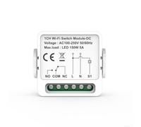 Switch WiFi 100-240V pour Éclairage Garage Volets | Contrôle via app pour tuya, compatible pour alexa et pour siri, gestion à distance, pour idéal garage et lumières