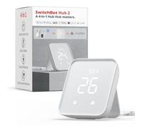 SwitchBot Hub 2 - thermomètre hygromètre WiFi, télécommande IR, Intelligente Ainsi qu'un capteur de lumière. Reliez au Wi-FI (2.4GHz), Compatible avec Alexa&Google Assistant