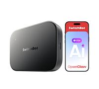 SwitchBot Hub 3, Smart Home Hub avec support mat, télécommande Bluetooth Smart IR, thermomètre et hygromètre Wi-Fi (prend en charge 2,4 GHz), compatible avec Alexa, HomeKit, Google Home, IFTTT
