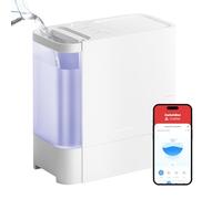 SwitchBot Humidificateur à évaporation, 750 ml/h, réservoir 4,5 L, sans brume ni poussière blanche, remplissage par le haut, filtre lavable, silencieux, compatible Alexa, Google Home, HomeKit, Matter