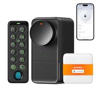 SwitchBot Lock Pro WiFi avec Clavier Tactile, Serrure Électronique Bluetooth, Étanchéité IP65, S'adapte à Votre Cylindre Existant, Compatible avec Matter, Alexa et Google