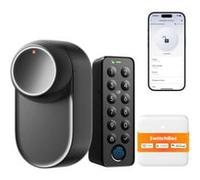 SwitchBot, Système de contrôle d’accès, Smart Lock Ultra (Combinaison électronique de chiffres, Empreinte digitale, Smartphone)