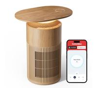 SwitchBot Purificateur D'air Avec Application Et Veilleuse, CADR 400m³/h, Jusqu'à 83㎡, Filtre HEPA Élimine 99.97% Moisissures Poussières, Mode Sommeil 20dB, Mode Animaux Pour Familles Avec Animaux