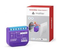 SwitchBot Relay 1 violet, relais connecté Matter, Wi-Fi et Bluetooth