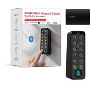 SwitchBot Smart Keypad Touch pour SwitchBot Lock, accès sans clé par empreinte digitale, IP65 étanche, prend en charge les mots de passe virtuels pour la sécurité de la maison