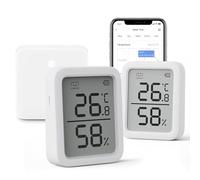 SwitchBot Thermomètre Hygromètre Plus (Thermomètre *2+Hub)