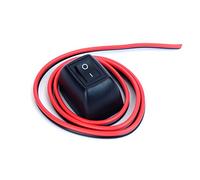 Switian DC 12V/24V Voiture DIY Interrupteur Coller Type OFF/ON pour Feux Anti-brouillard,DRL,Barre Lumineuse LED