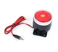 Switian Home Safe Alarm 120dB Sirène d'intérieur pour Alarme GSM avec connecteur Jack 3,5 mm (12, Volts)