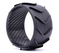 SWNKDG Protection de roue pour robot tondeuse Worx Landroid - Protection en caoutchouc naturel pour plus de traction et de durabilité