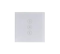 Swokely 2.4g WiFi Smart Curtain Switch Ty Rideau Aveugle Tactile Mode Contrôle de Rideau Intelligent pour la Salle de Bain Balcon du Salon de la Salle de Bain de la Chambre à (1