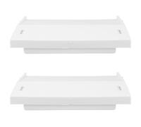 SWOOMEY 2 Pièces Panneau de Skimmer and Efficacité de Surface Optimisée en PVC Blanc 1091lx with Circulation d'eau Améliorée pour Piscines Enterrées Sol
