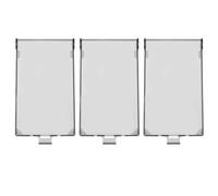 SWOOMEY 3 Pièces Couvercle de Prise Étanche Vertical Transparent pour | Plastique, Bord Souple, Pose Simple, Visibilité Claire, Usage en Zones Humides et Installations Temporaires