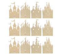 SWOOMEY Boîtes à Bonbons en Papier Doré de Château 20 Pièces pour Emballage Présent Pailleté pour Anniversaires et Autres Occasions Festives