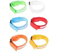 SWOOMEY Bracelets Lumineux LED en Nylon 6 Pièces pour Soirées et Festivals, Légers et Multifonctions, Accessoires pour Activités en Plein Air et Fêtes