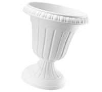 SWOOMEY Jardinière Colonne en Plastique Blanc, 1 Set, Style Frais