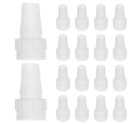 SWOOMEY Kit de 40 Raccords Cannelés en Plastique Blanc pour Ballon à Eau, Adaptateur Rapide pour Remplissage et Usage Polyvalent