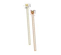 SWOOMEY Lot De 2 Autocollants Muraux Mesure Hauteur Garçon Et Filles, Toise Auto-adhésive, Motifs Animaux Aléatoires, Amovible Et Imperméable, Décoration Chambre Bébé Et Garçon Et Filles