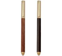 SWOOMEY Lot de 2 Stylos à Pointe Fine et Ébène Clip, Taille Moyenne, Stylo D’affaires Portable et Multifonctions pour Usage Quotidien L’école