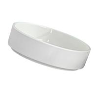SWOOMEY Soucoupe pour Pot de Fleur en Céramique Ronde Blanche 1 Pièce
