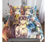 Sword Art Online Housse De Couette Avec ¿¿ Motif Anime Impression D Parure De Lit En Microfibre Housses De Couettes Avec Taies D¡®Oreiller Pour Enfant F