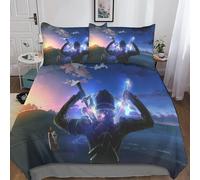 Sword Art Online Housse De Couette ¿¿ Motif Anime Impression D Parure De Lit Housses De Couettes En Microfibre Hypoallergique Avec Fermeture ¿¿Clair Pou