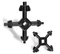 Swpeet 2 Pack l + s 4 en 1 clé mandrin perceuse clé mandrin 3/8 1/2 3/4 1 pouce clé mandrin, clé mandrin maître perceuse clé pince clé pour serrage mandrin foret combinaison universelle