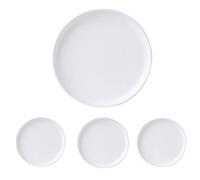 Swuut Assiettes d'apéritif en céramique mate de 15,2 cm, Lot de 4 petites assiettes à dessert mini, Compatible micro-ondes et four, Assiettes pour collations, pain, beurre, dessert, tarte, gâteau