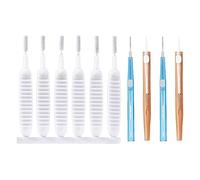 SWYSGS Brosse de Nettoyage de Buse de Douche,10 Pcs Brosse Multifonctionnelle Nylon à Mini-Crevasse pour Trou De Douche Anti-Colmatage,pour Buse de Douche Clavier de Trou de Téléphone Portable