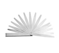 SWYZOR Jeux de Cale Soupape, 32 Lames Jeu de Cale D'épaisseur,Lames en Acier Inoxydable,pour la Mesure Précise des Largeurs, épaisseurs et Distances D'entrefer