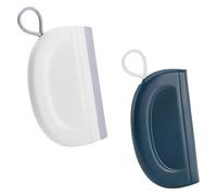 SWYZOR Raclette Vitre, Lot de 2 Raclette Douche,Accessoires de Salle de Bain,Petit Outil de Nettoyage Professionnel,pour Douche, Vitres, Lavabo, Cuisine, Usage Domestique