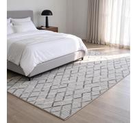 SXBHDM Tapis de Couloir Lavable pour couloirs, Tapis de Cuisine antidérapant, entrée intérieure, Sol Abstrait Moderne Couloir, Cuisine, Chambre à Coucher, Gris - 150cm 2m 350cm 4m 6m(60×150cm)