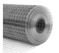 SXEVZOO Grillage Métallique Pour Lapins, 20x20mm Mailles Carrées Grillage Jardin Soudure Largeur 0,5/0,6/0,7/0,8m Pour Lapin, Volière, Plate-bande Surélevée(0.5x2m)