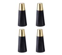 SXFSDOU Pieds de Table, Pieds de Meubles en Bois Massif Tea Hu/Noir/Noyer pour canapé, TV, Table Basse, Chevet, Armoire, Accessoires de Support surélevés (4 pièces)