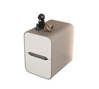 SXFSDOU Table de Chevet Minimaliste Moderne en Bois Massif, Mini Table d'appoint en Bois avec Double Rangement, G-25 x 40 x 48 cm