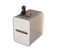 SXFSDOU Table de Chevet Minimaliste Moderne en Bois Massif, Mini Table d'appoint en Bois avec Double Rangement, N-25 x 40 x 48 cm