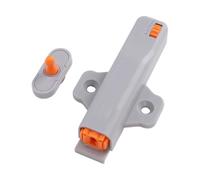 Sxhlseller 10 Verrous à Pousser pour Porte, Lourde Charge 40N ABS, Loquet | Loquet mécanique non magnétique, utilisation dans une armoire de cuisine, force de ressort 40N, montage adhésif facile