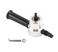 Sxhlseller 160A Double Tête Métal Nibbler Scie Coupe, Accessoire Perceuse | Outil de coupe de tôle, tête rotative à 360 degrés, pour acier, aluminium, cuivre, plastique
