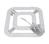 Sxhlseller 24W Plafonnier avec Ventilateur Remplacement LED Module Rond | Kit de mise à niveau de lumière de ventilateur, installation magnétique, blanc neutre chaud et froid, économie d\'énergie