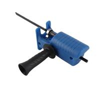 Sxhlseller Adaptateur de Scie Alternative pour Perceuse électrique, Outil de Fixation modifié avec Poignée Ergonomique et 3 Lames pour la Coupe du Métal et du Bois, Mandrin de Perçage 5-13 Mm