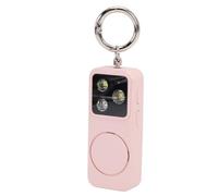 Sxhlseller Alarme de sécurité Personnelle 150 DB, Porte-clés Rechargeable avec Lumière LED, 4 Modes D'éclairage, Batterie Longue Durée, Idéale pour Les Activités de Plein Air et (Pink)