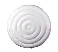 Sxhlseller Bain à Remous Gonflable 5 Pi, Couverture Ronde PVC Universelle | Couvercle de spa isolé à gonflage rapide, pour spa extérieur, rétention thermique en hiver