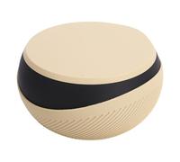 Sxhlseller Bol de Fruits Secs 2 en 1 avec Rangement de Coquilles |Plateau de Service de Collation en Plastique à Double Couche pour le Maïs soufflé aux Bonbons aux Noix (Couleur sable et doublure