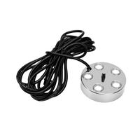Sxhlseller Brumisateur Ultrasonique Rond à 5 Têtes |Brumisateur en Acier Inoxydable 304 4,5 L/H avec Câble de M, étanche IP67 pour étang, Piscine, Aquarium, bonsaï, Humidificateur de Jardin, Atomiseur