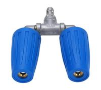 Sxhlseller Buse Rotative 4000PSI avec Deux Têtes |Fixation pour Nettoyeur Haute Pression à Turbine, Connexion Rapide de 1/4 Pouces, pour Allée de Voiture, Jardin (BLUE)