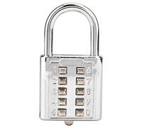 Sxhlseller Cadenas à Combinaison sans n Alliage de Zinc à 10 Chiffres |Serrure Aveugle à Bouton Poussoir pour Bagages, Casier de Gymnastique, Tiroir, Porte d'armoire, Haute sécurité