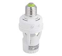 Sxhlseller Capteur de Mouvement Infrarouge Support de Lampe E27 |Prise de Commutateur d'éclairage Automatique AC110-240V pour Couloir de Placard de Garage