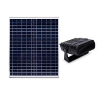 Sxhlseller Chauffage à Panneau Solaire 200 W avec Contrôle de la | Chauffage de Maison pour Animaux de Compagnie, Compagnon de Camping RV, Dispositif Solaire Portable, Thermostat Réglable