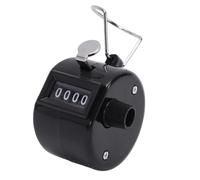 Sxhlseller Compteur Numérique à 4 Chiffres, Compteur Mécanique Manuel avec Bouton de Réinitialisation - Manuel Compact pour Compter Les Chiffres, Les Scores Sportifs, Le Tricot - ABS Durable, 9999